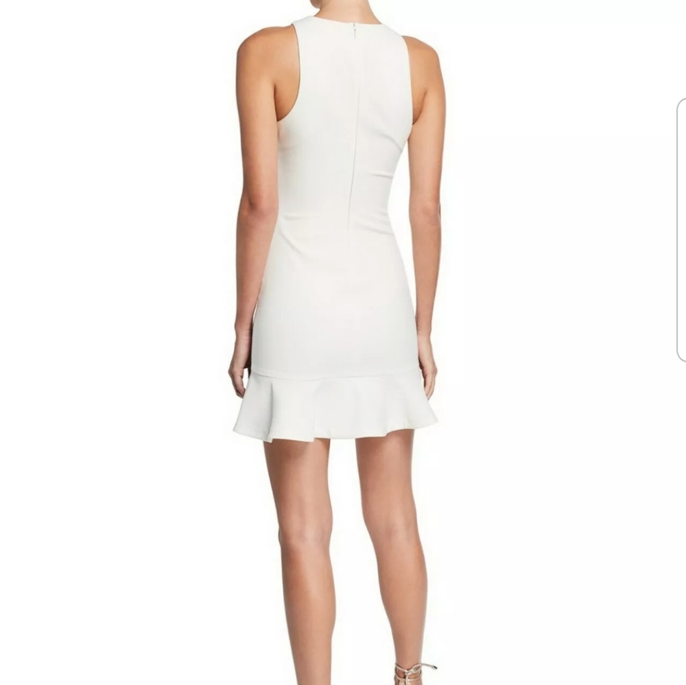 LIKELY WHITE SLEEVELESS BECKETT RUFFLE - Picture 2 of 15